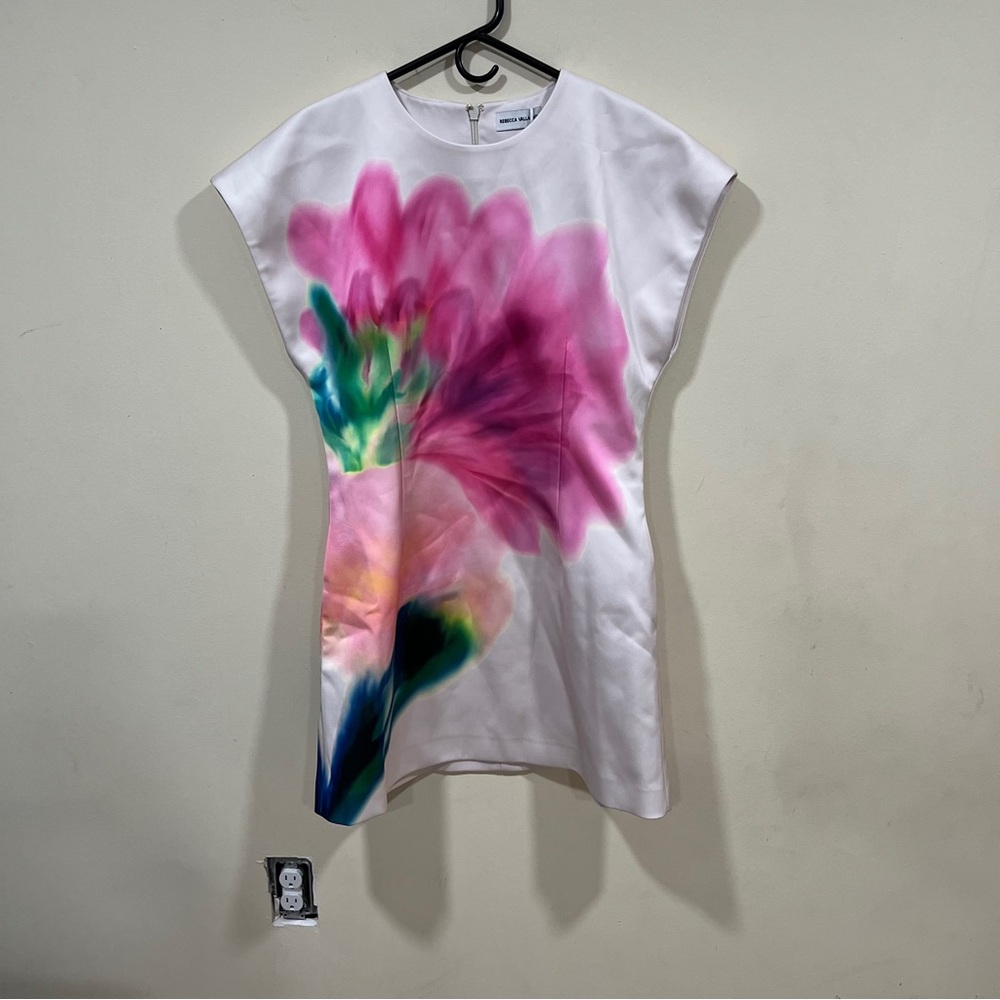 NWT  REBECCA VALLANCE Dahlia Blossom Mini Dress size US 10 floral elegant - Picture 5 of 12